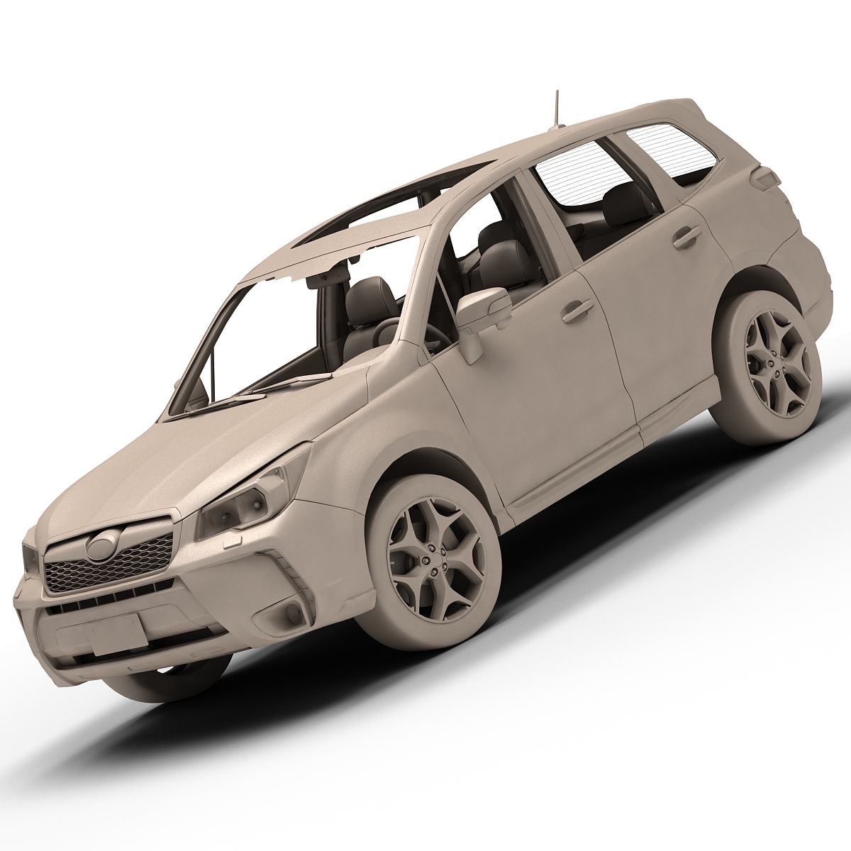 Subaru forester 3d model