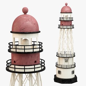 3d model ative lighthouse