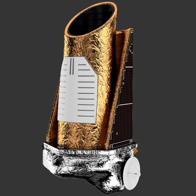 kepler telescope 3d model