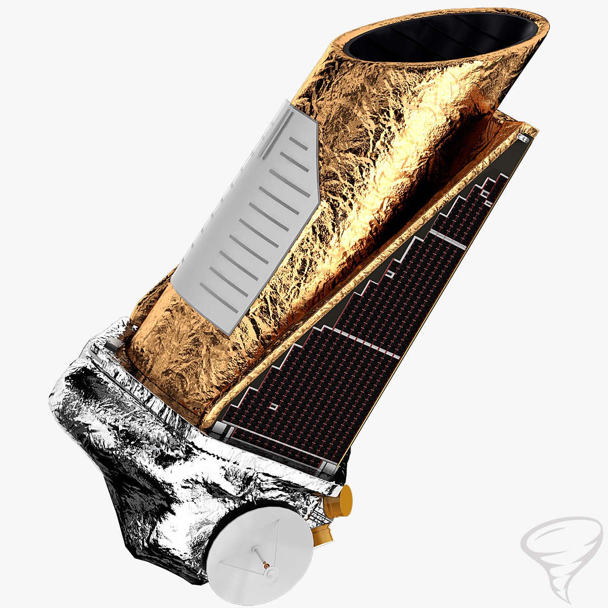 kepler telescope 3d model