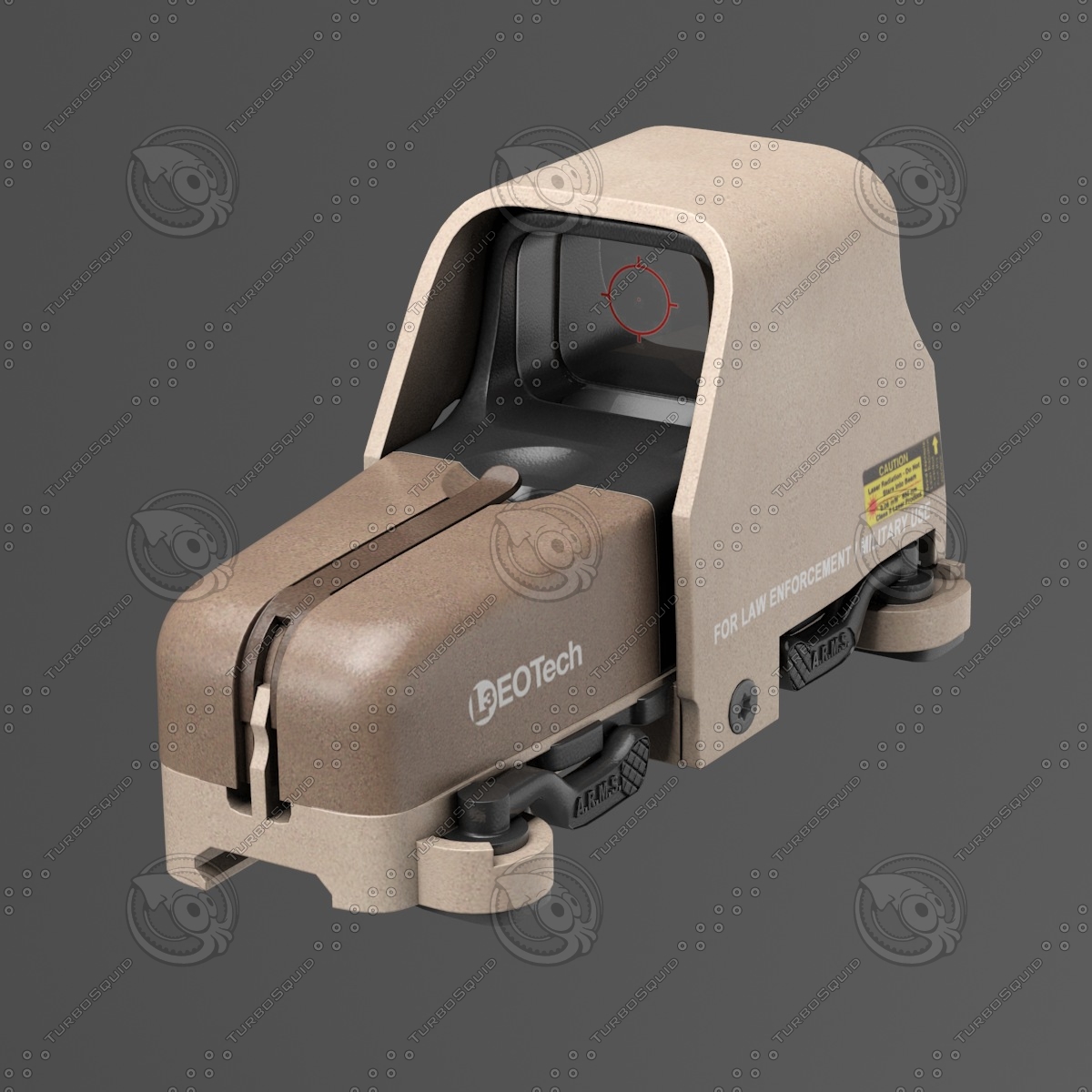 eotech 553 holographic weapon 3d model