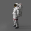 3d space astronaut science model