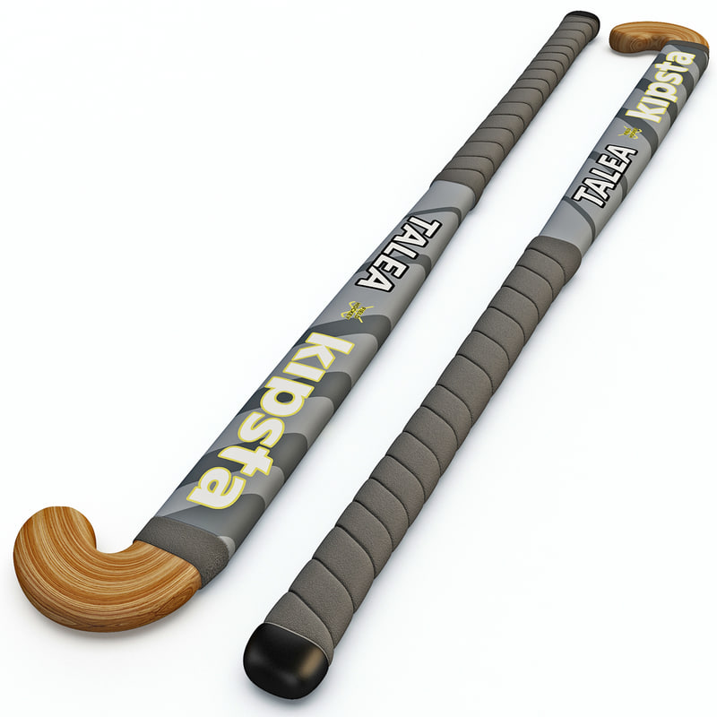 hockey bat and ball drawing