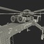 sikorsky s-64 skycrane helicopter 3d obj