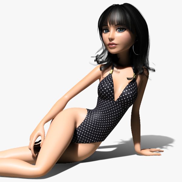 Girl 3d Models For Download Turbosquid