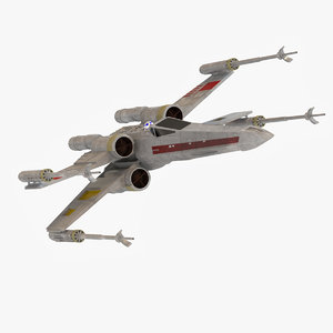 x-wing arigher 3d max
