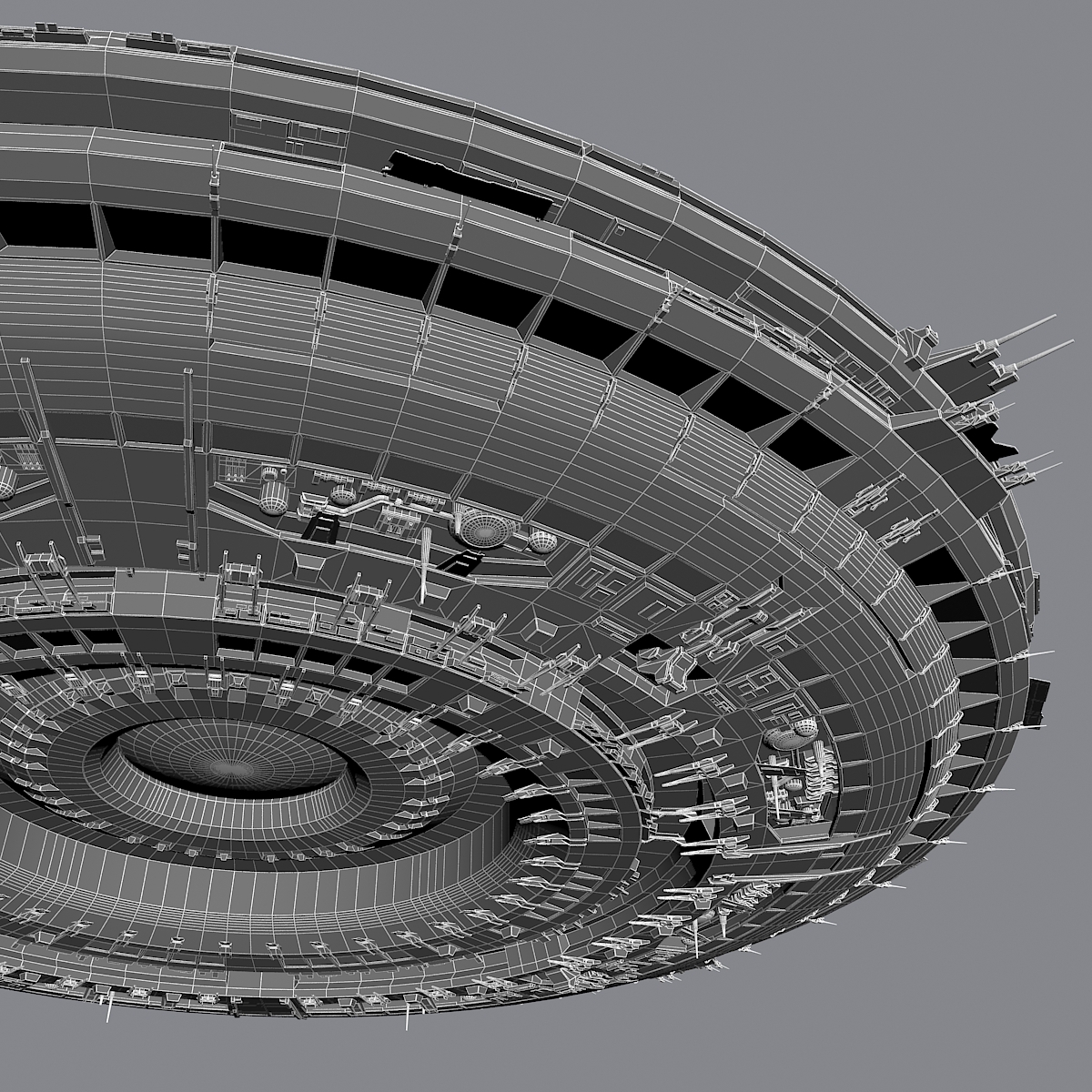 3d ufo mothership