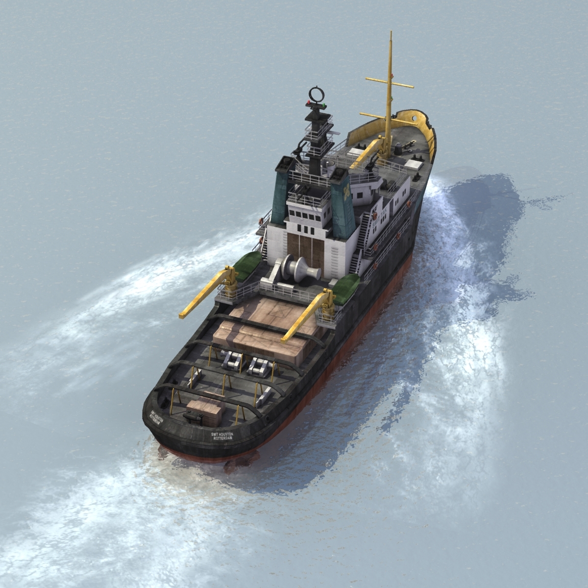 ocean tug smit houston 3d max