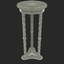 3d model of coaster plant stand table