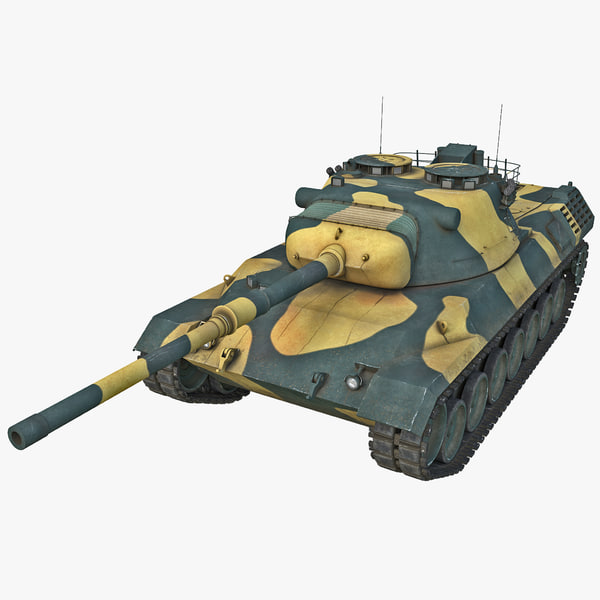 leopard 1 germany main 3d max