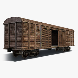 boxcar car 3d model