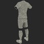 3d soccer clothes model