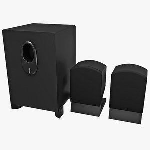 home theater coby 2 3d model