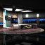maya virtual set talkshows studio