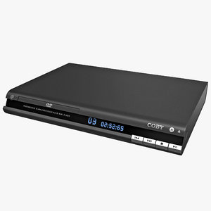 dvd player coby 3 3d model