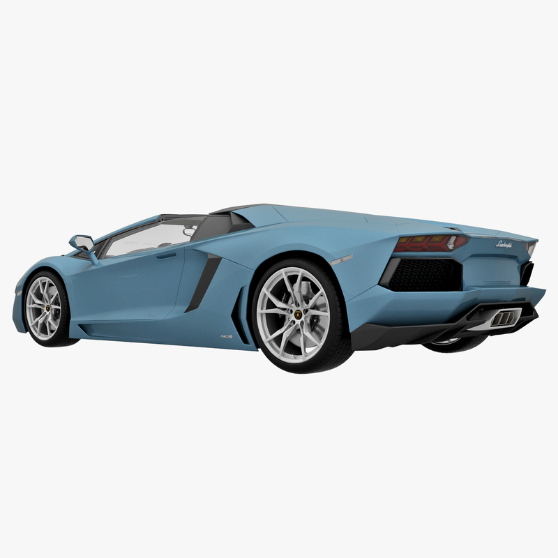 3d lamborghini aventador lp700-4 roadster model