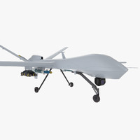 3d max drone mq-9