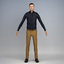 3ds max man character people