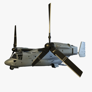 3d model of mv-22 osprey
