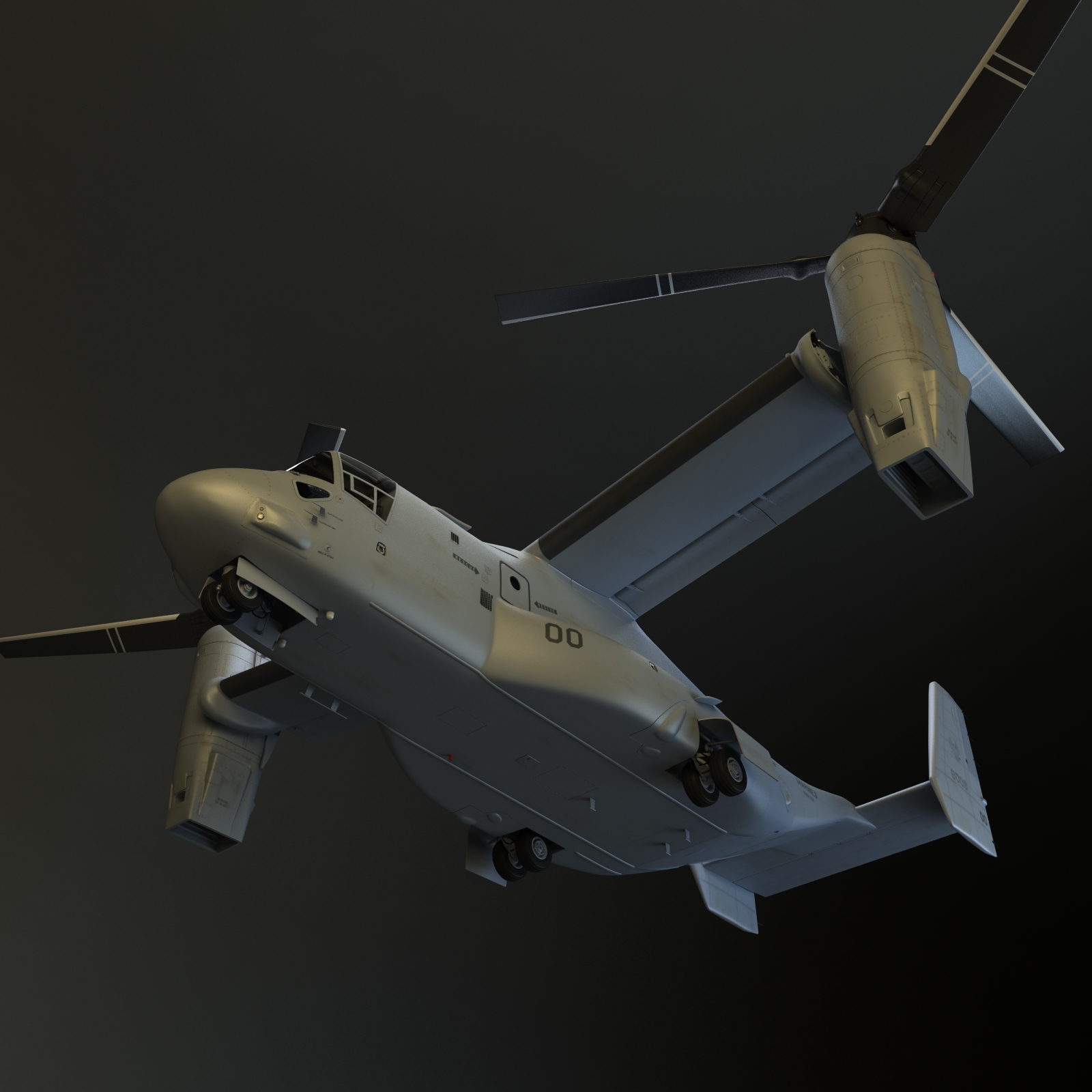 3d model of mv-22 osprey