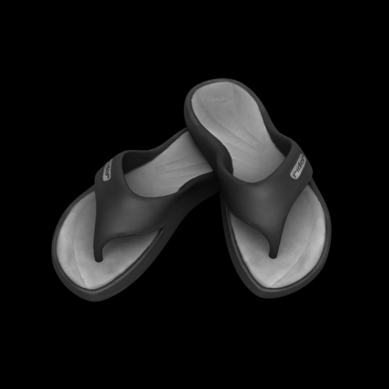 3d model slippers