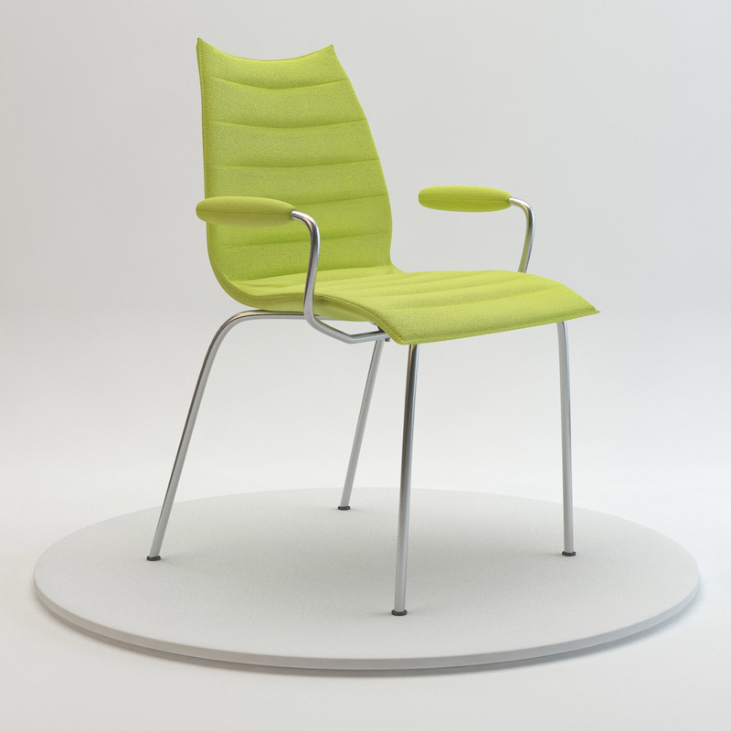 3d model kartell maui soft chair