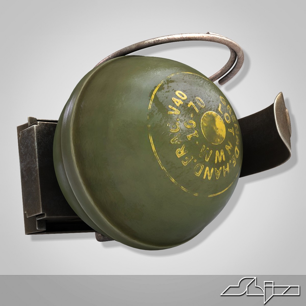 v40 grenade 2 3d max