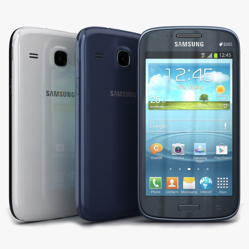 samsung galaxy core blue 3d max