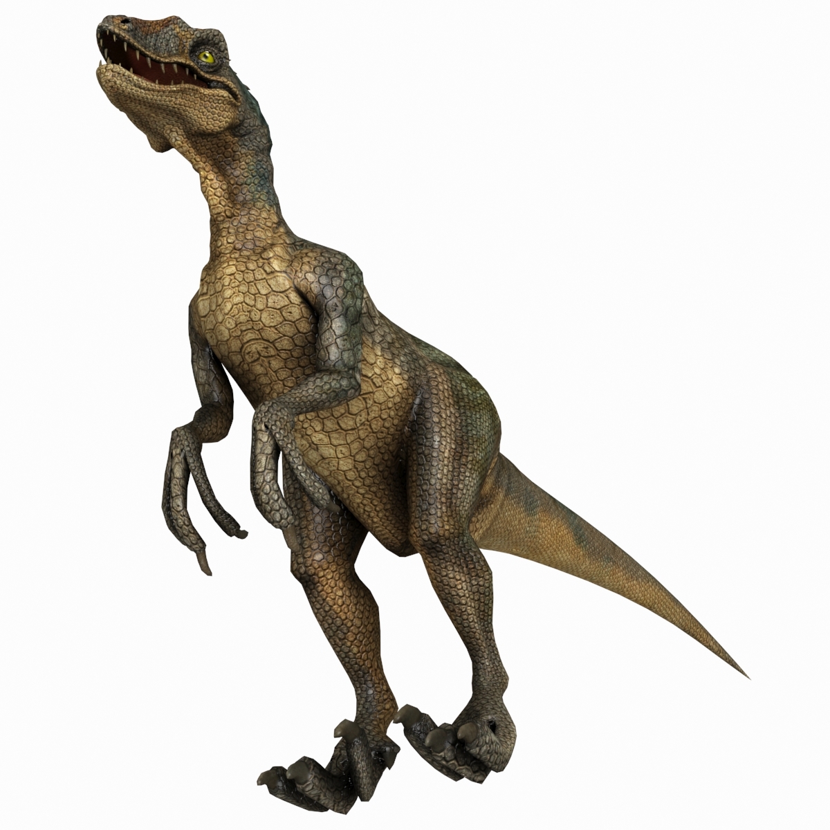 3d 3ds velociraptor dinosaur animation