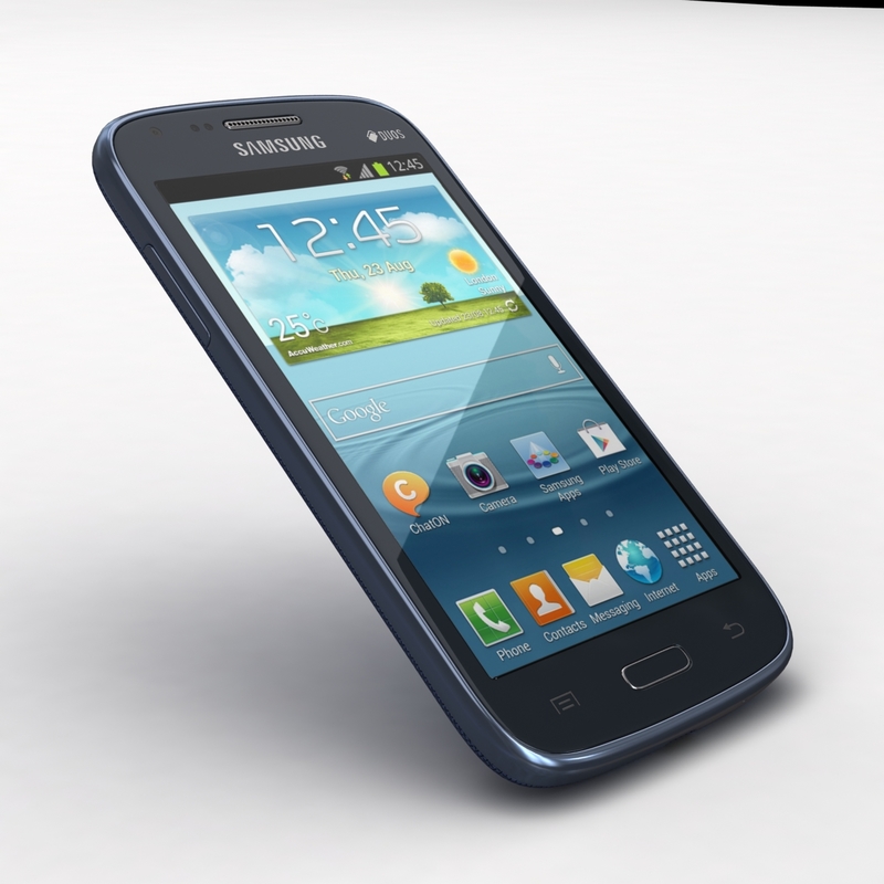 samsung galaxy core blue 3d max