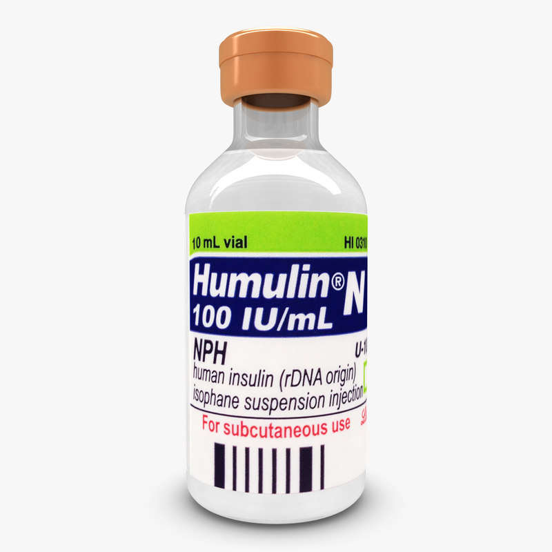 Humulin N 3d Model