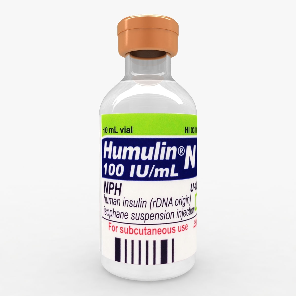 humulin n 3d model