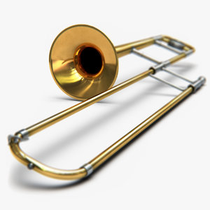 trombone 2 3d model