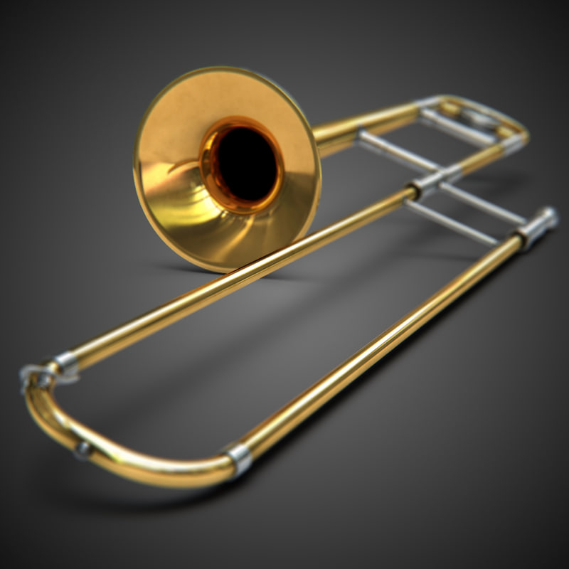 trombone 2 3d model