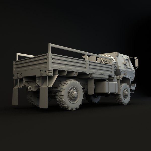 oshkosh fmtv m1078 armored 3d max