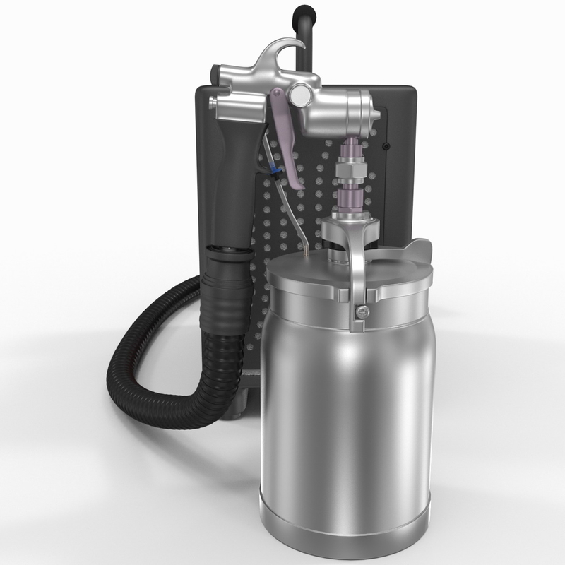 hvlp turbine paint sprayer 3d model