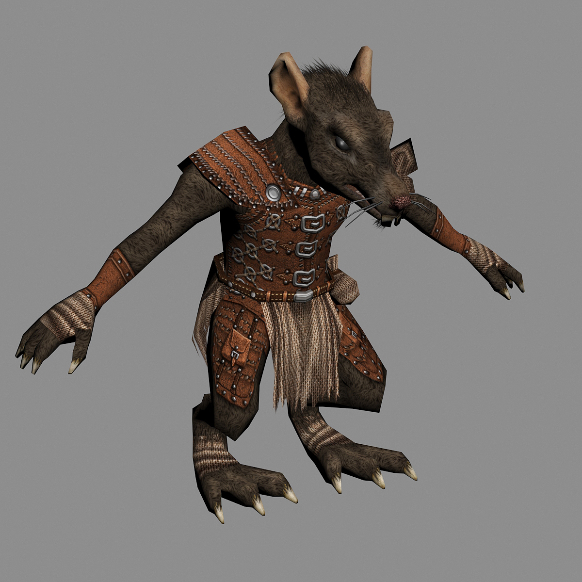 wererat creature fantasy 3d max