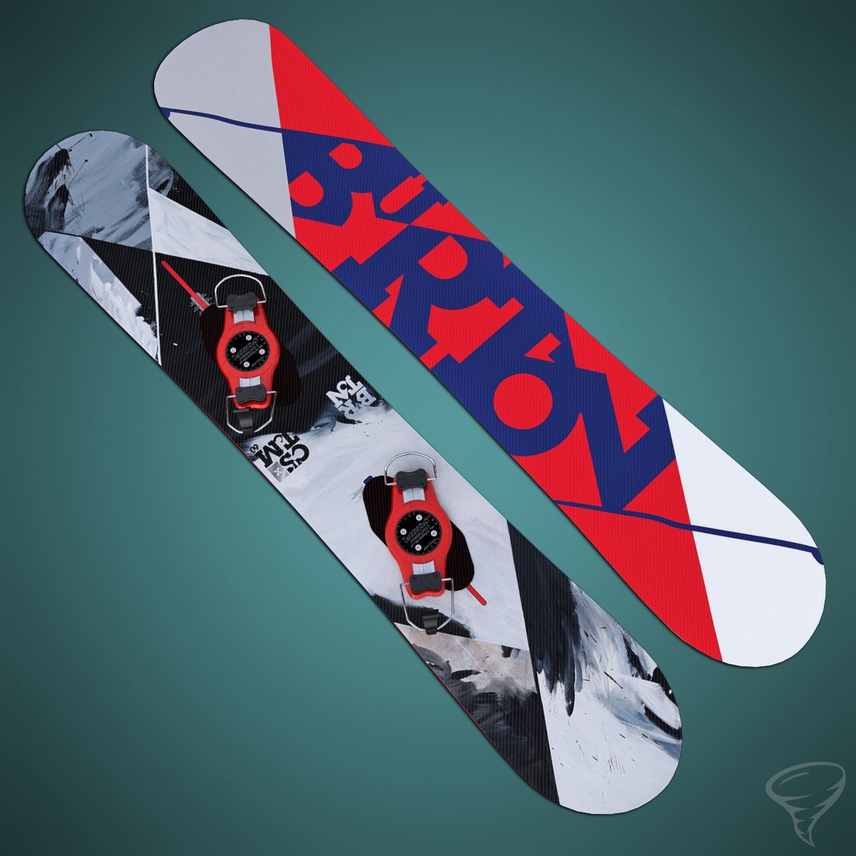 3d max snowboard olympic