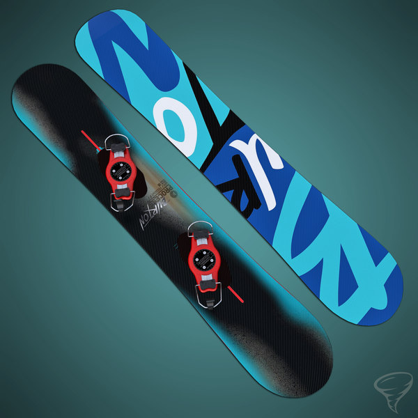 3d max snowboard olympic