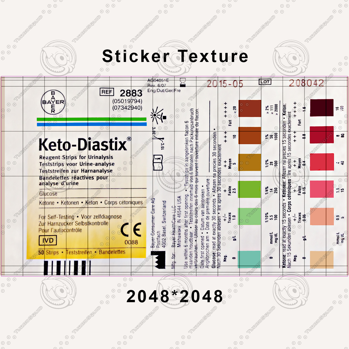 3d model keto diastix