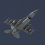 3ds max f16 falcon fighter rdaf