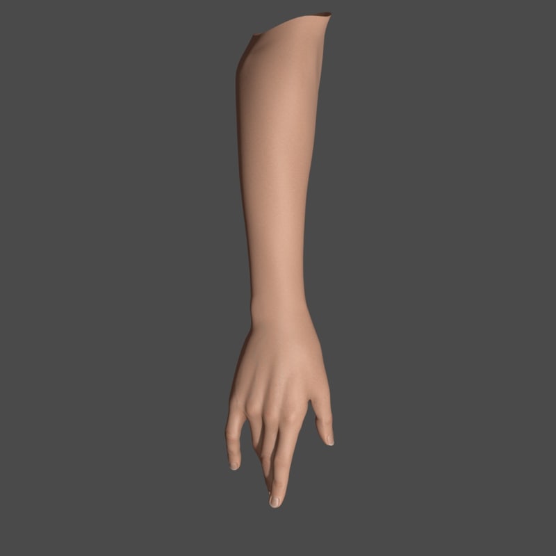 hand arm female pose c4d