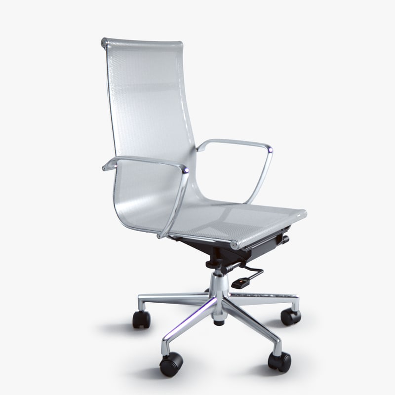 3d model eames office mesh chair