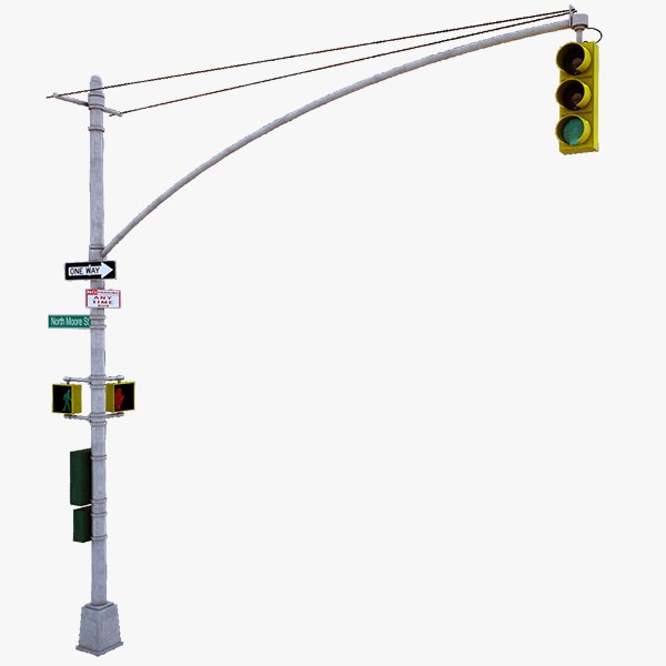 traffic light 3d model