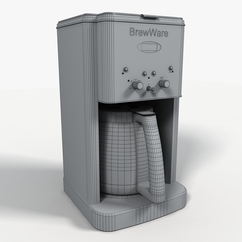 coffee maker 3d max