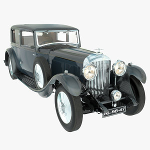 Antique Car 3d Models For Download Turbosquid