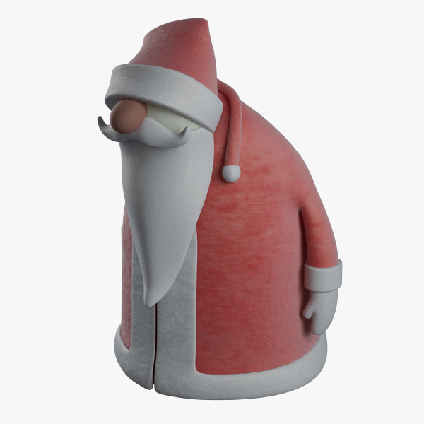 santa claus 3d model