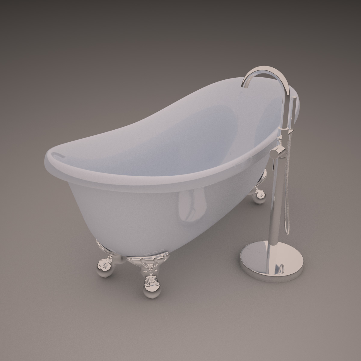 roll top bath tub