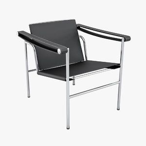 design le corbusier sling chair 3d max