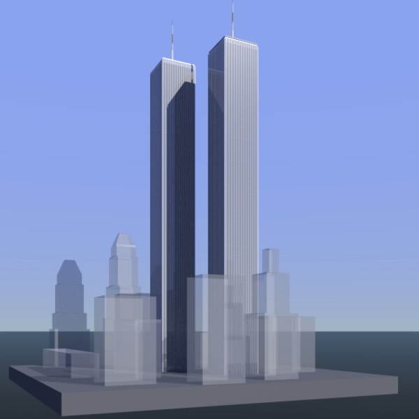 world trade 3d model